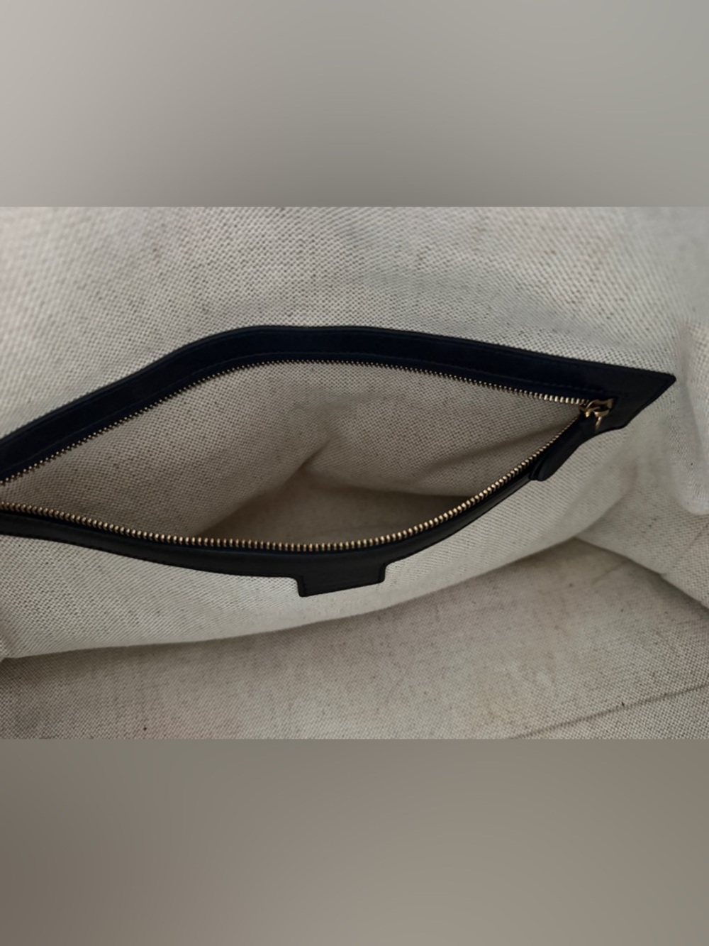 KHAITE Black Leather Duffel with Gold Hardware - Picture 6 of 10